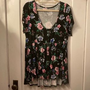 Torrid baby doll knit top